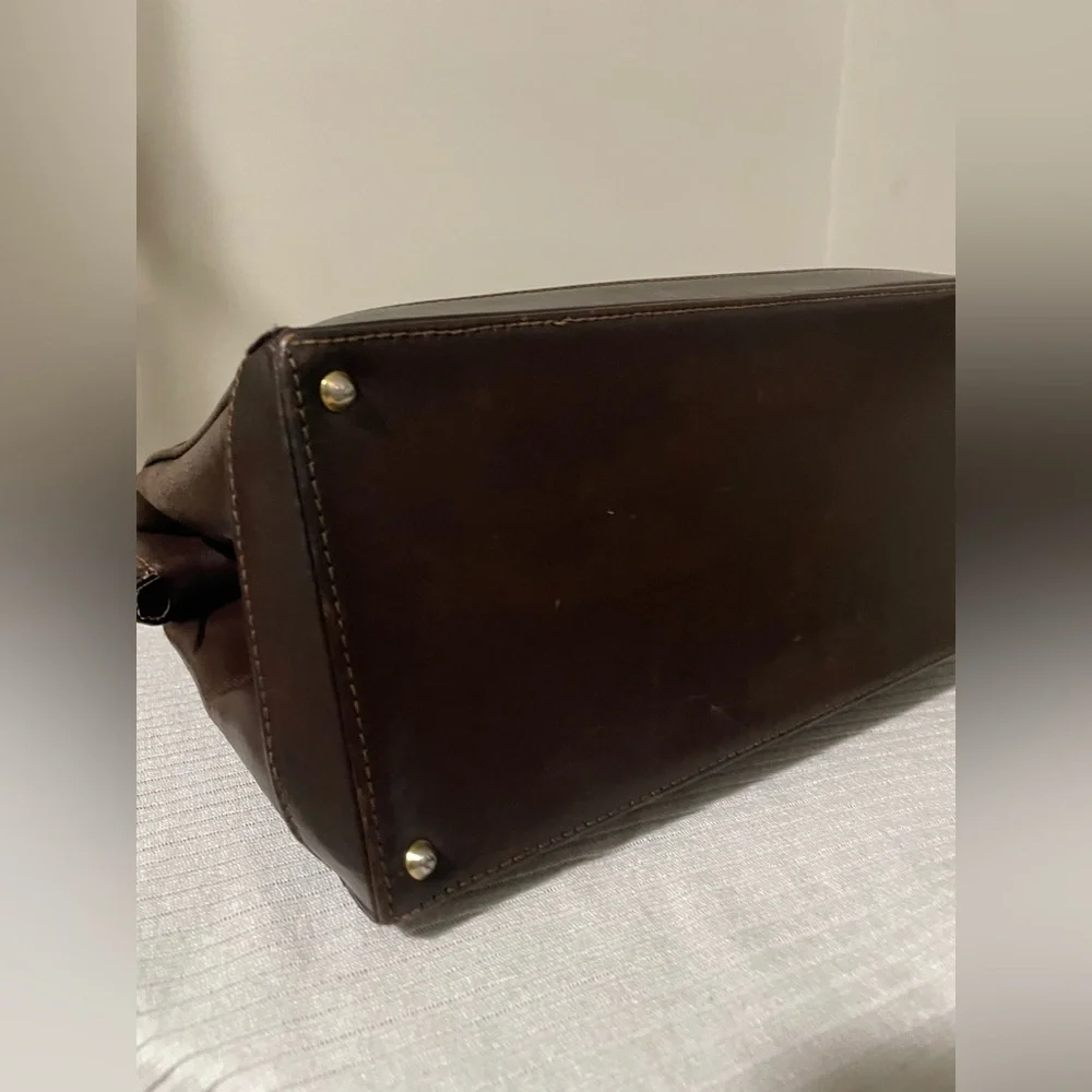 Vintage Fendi zucca canvas satchel with coa - Picture 13 of 16